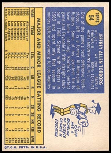 1970 Topps 54 ג'ף טורבורג לוס אנג'לס דודג'רס לשעבר/MT Dodgers