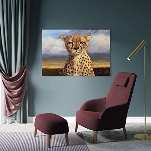 ציור בעלי חיים ציור שמן ציור קיר בד מודרני לסלון חדר שינה נמתח ומוסגר ציורי בד.