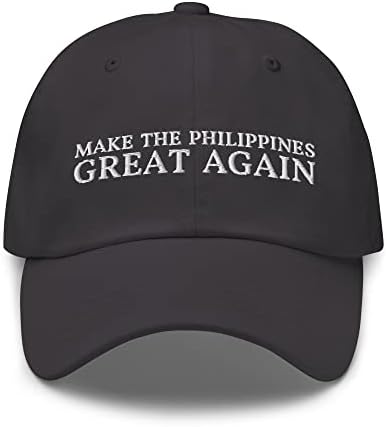 להפוך את פיליפינים נהדר שוב אבא כובע-מצחיק פיליפינים רקום כובע-מתנה עבור גאה פיליפינים