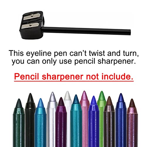 תחת אייליינר צבעוני אייליינר עט פנינה צלליות עט אייליינר ג ' ל עט שחור לבן ללא מריחות אייליינר וצלליות נייל עיפרון נינג