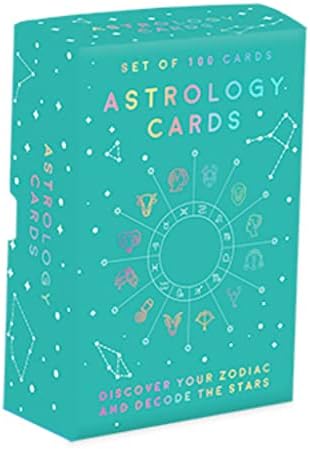 100 כרטיסי אסטרולוגיה-מנחה אותך כיצד לקרוא את תרשים האסטרולוגיה שלך ולהבין את המשמעויות הנסתרות שלה.