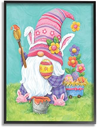 תעשיות סטופל גנום גחמני ציור ביצי פסחא פרחים חגיגיים, עיצוב מאת דיאן קטר