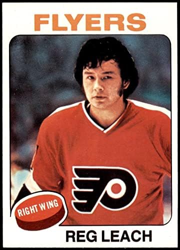 1975 Topps 166 Reggie Leach Flyers NM Flyers