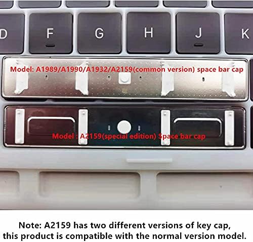 מקלדת ארהב Spacebar Keycap החלפת Qwerty עבור MacBook Pro רשתית A1989 A1990 A1932 2018-2019 שנה