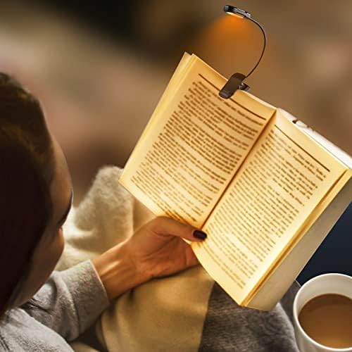 CTYDD נטען קליפ ספר אור לקריאה במיטה 9 LED לעומק קריאה אור מיני מנורת קריאה ניידת לטיול
